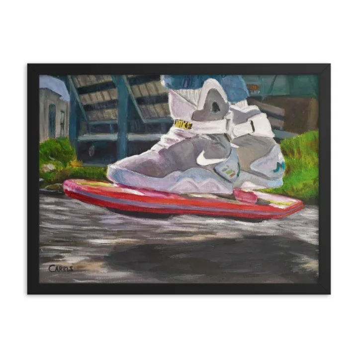 Back to the Future Painting – Hand-Painted Hoverboard Tribute from Part II - Image 2