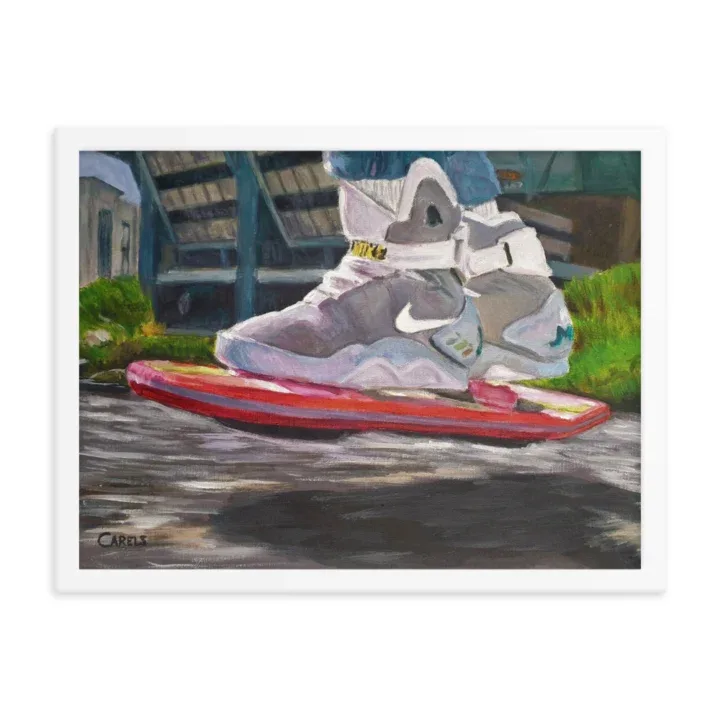 Back to the Future Painting – Hand-Painted Hoverboard Tribute from Part II - Image 3