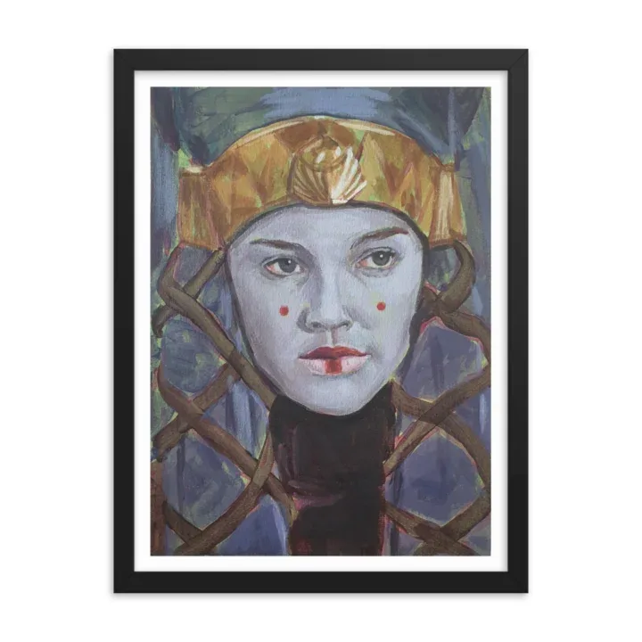 Studio Bart Carels Star Wars Queen Amidala Framed poster - Natalie Portman Art - Star Wars Print - Amidala Decor - Star Wars Wall Decoration - Image 2